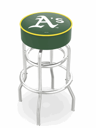 Oakland Athletics Cushion Bar Stool