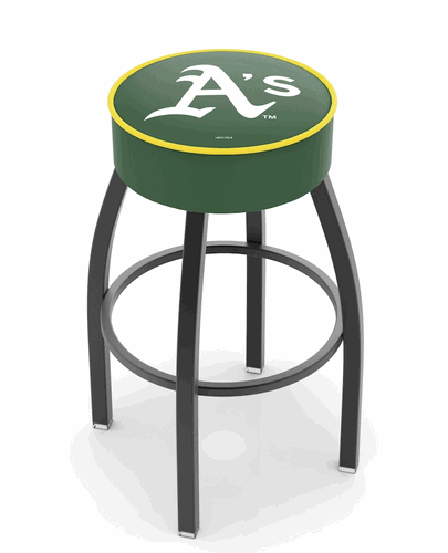 Oakland Athletics Cushion Swivel Stool