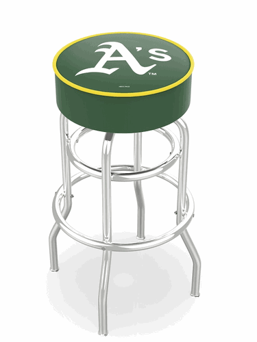 Oakland Athletics Cushion Bar Stool