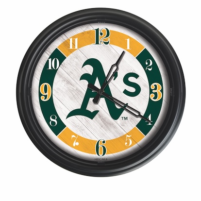 Oakland Athletics Outdoor LED Clock