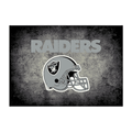 Las Vegas Raiders Distressed Rug