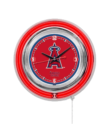 Los Angeles Angels Neon Clock 15