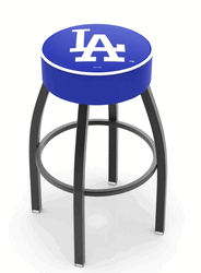Los Angeles Dodgers Cushion Swivel Stool
