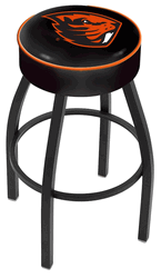 Oregon State Cushion Swivel Stool
