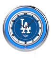 Los Angeles Dodgers Neon Clock 19