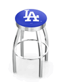 Los Angeles Dodgers Chrome Diner Swivel Stool