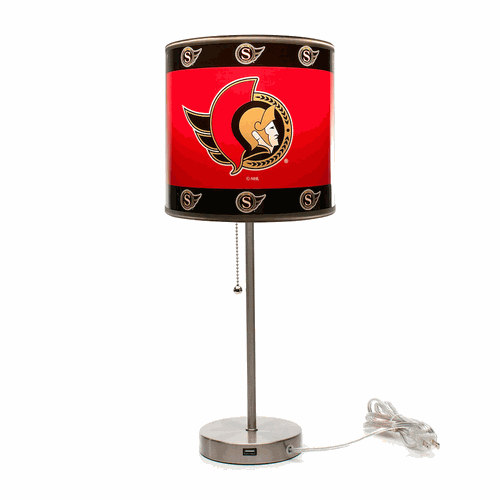 Ottawa Senators Chrome Table Lamp