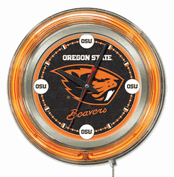 Oregon State Neon Clock 15