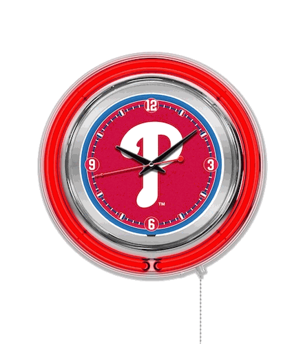 Philadelphia Phillies Neon Clock 15