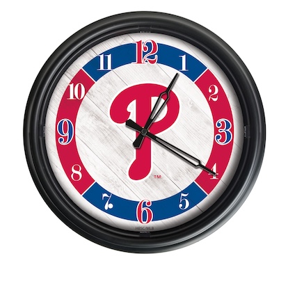 Philadelphia Phillies Outdoor LED Clock