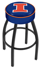 Illinois Cushion Swivel Stool