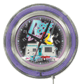 Rock and Roll Diner Neon Clock 15
