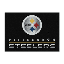 Pittsburgh Steelers Chrome Rug