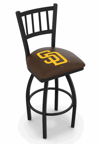 San Diego Padres Jailhouse Back Swivel Stool