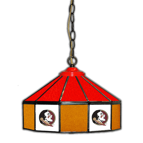 Florida State 14 Stained Glass Pub Light