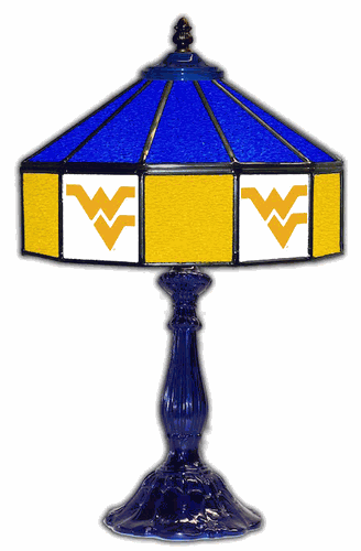 West Virginia 21 Glass Table Lamp