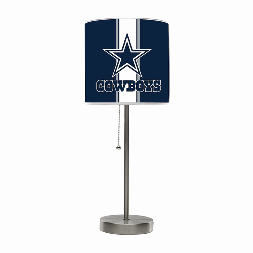 Dallas Cowboys Chrome Table Lamp