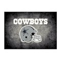 Dallas Cowboys Distressed Rug