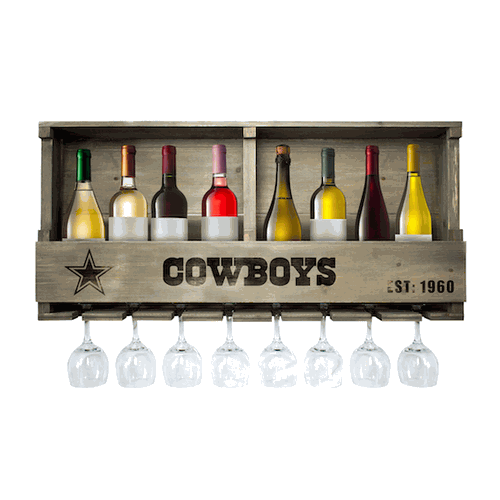 Dallas Cowboys Reclaimed Bar Rack