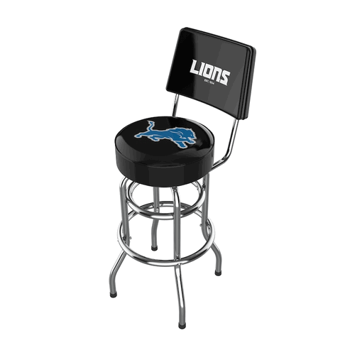 Detroit Lions Barstool w/ Back