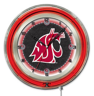 Washington State Neon Clock 19