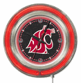 Washington State Neon Clock 15