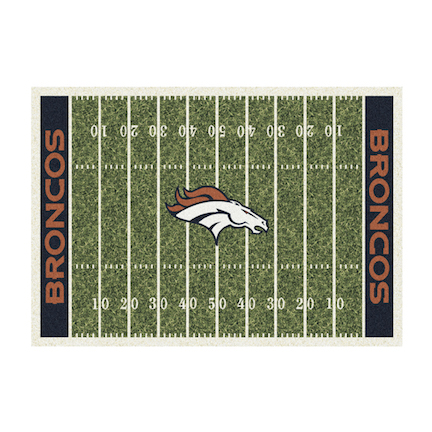 Denver Broncos Home Field Rug