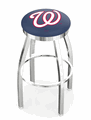 Washington Nationals Ring Chrome Swivel Stool