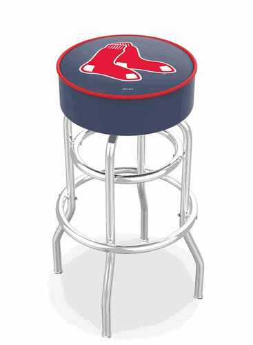 Boston Red Sox Cushion Bar Stool