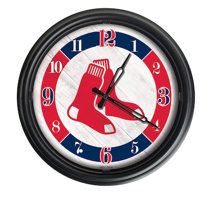 Boston Red Sox Outdoor LED Clock