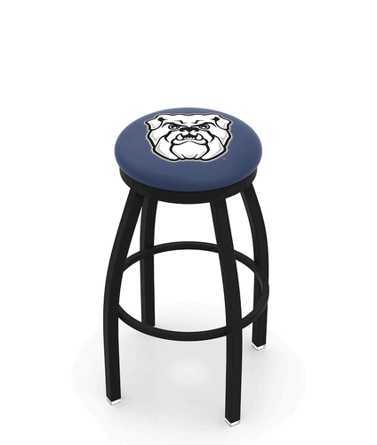 Butler Black Ring Swivel Stool