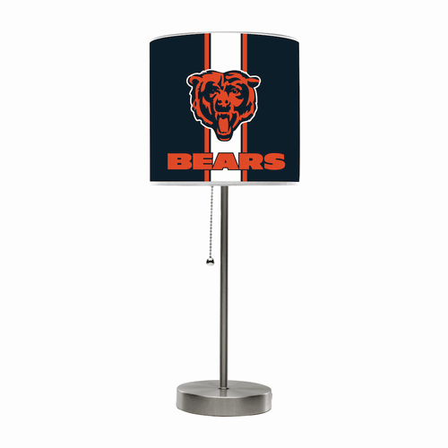 Chicago Bears Chrome Table Lamp