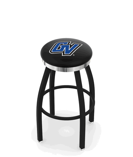 Grand Valley State Chrome Ring Swivel Stool