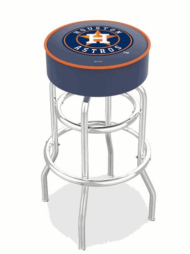 Houston Astros Cushion Bar Stool