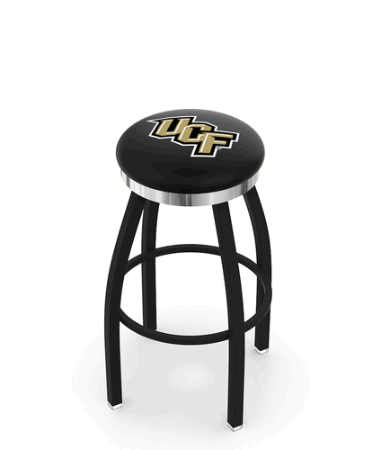 Central Florida Chrome Ring Swivel Stool