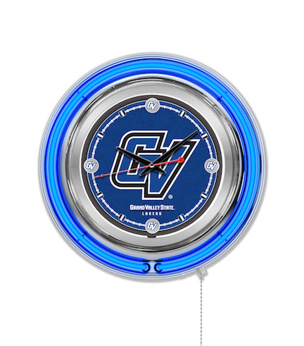 Grand Valley State Neon Clock 15