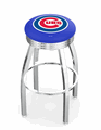 Chicago Cubs Chrome Diner Swivel Stool