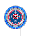Chicago Cubs Neon Clock 15