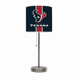 Houston Texans Chrome Table Lamp