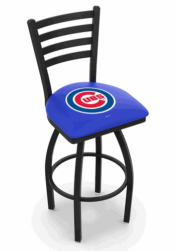 Chicago Cubs Ladder Back Swivel Stool