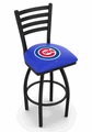 Chicago Cubs Ladder Back Swivel Stool