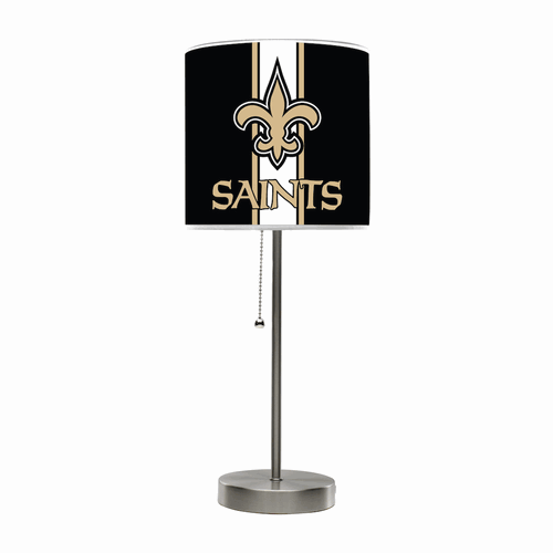 New Orleans Saints Chrome Table Lamp