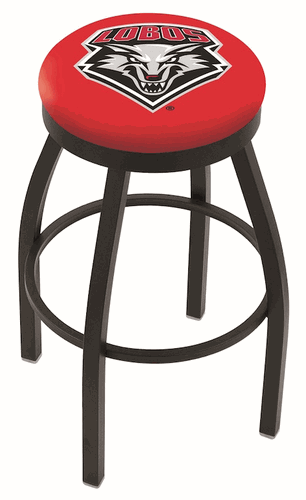 New Mexico Black Ring Swivel Stool