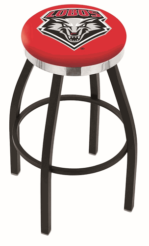 New Mexico Chrome Ring Swivel Stool