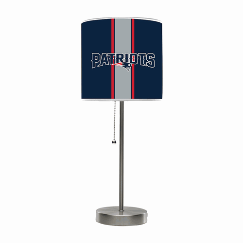 New England Patriots Chrome Table Lamp