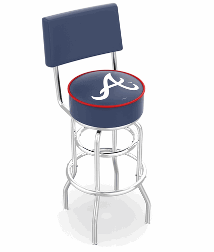 Atlanta Braves Seatback Bar Stool
