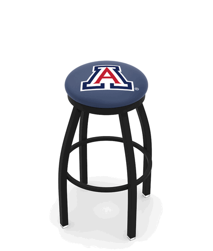 Arizona Black Ring Swivel Stool
