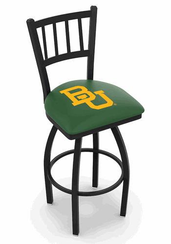 Baylor Jailhouse Back Swivel Stool