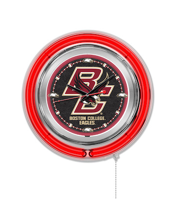 Boston College Neon Clock 15