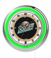 Bemidji State Neon Clock 19
